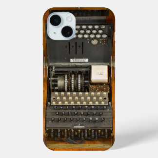  WOII Duitse Enigma iPhone 15 Mini Hoesje