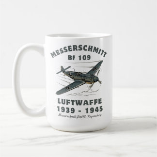 WOII Messerschmitt Bf 109 Luftwaffe Koffiemok