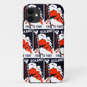 WOII Polen, het eerste land dat Poster bestrijdt iPhone 11 Hoesje