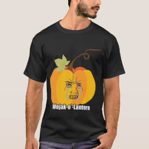 Wojak Halloween Meme Pumpkin Soyjak Wojack T-shirt