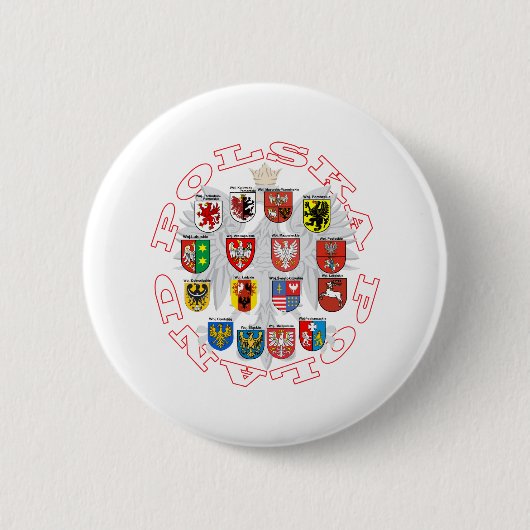 Wojewodztwa Polski Ronde Button 5,7 Cm (Voorkant)