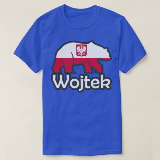 Wojtek het beer Pools Soldaat Beer T-shirt (Design voorkant)