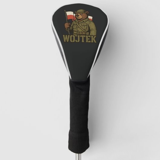 Wojtek the Bear Golf Head Cover (Voorkant)