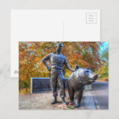 Wojtek The Soldier Beer Memorial Edinburgh Briefkaart (Voorkant / Achterkant)