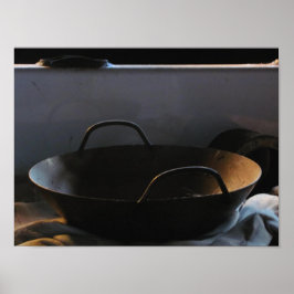 Wok in de wagen. poster