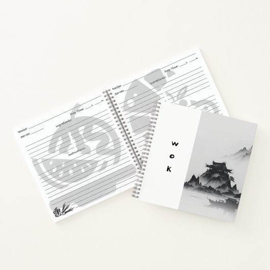 Wok Recipes Notitieboek (Binnen)