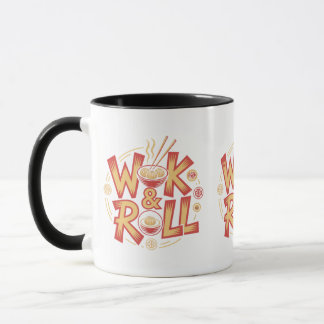 Wok & Roll Dim Sum Asian Cuisine Vintage Retro Foo Mok