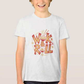 Wok & Roll Dim Sum Aziatische Keuken Vintage Retro Tri-Blend Shirt