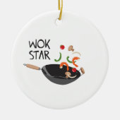 Wok Star Keramisch Ornament (Voorkant)