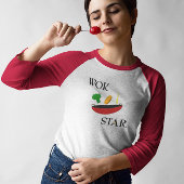 Wok Star Veggie Chef Funny T-shirt