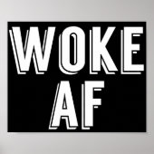Woke AF Poster (Voorkant)