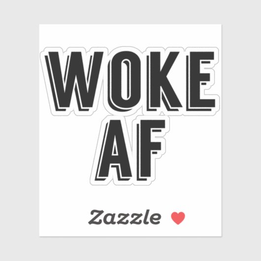 Woke AF Sticker (Vel)