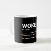 Woke - bereidheid om een vriendelijke definitie te koffiemok (Voorkant links)