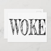WOKE BRIEFKAART (Voorkant / Achterkant)
