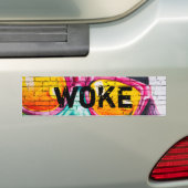 Woke Bumpersticker (Op auto)
