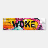 Woke Bumpersticker (Voorkant)