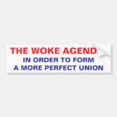 WOKE BUMPERSTICKER (Voorkant)
