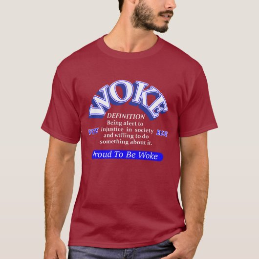 Woke Definition T-shirt (Voorkant)
