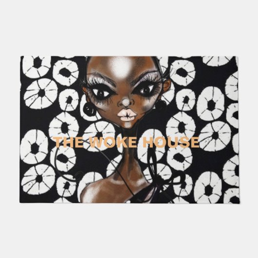 WOKE HOUSE DOORMAT DEURMAT (Voorkant)