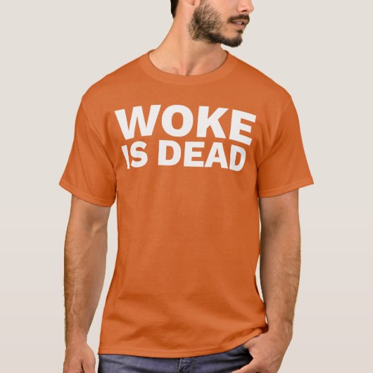 Woke is Dead gift T-shirt (Voorkant)