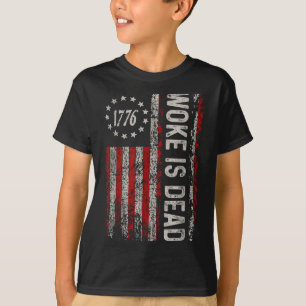 Woke Is Dood Grappige Sarcastische Slogan T-shirt