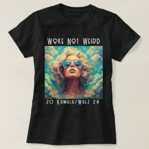 Woke niet raar Kamala kiezer T-shirt