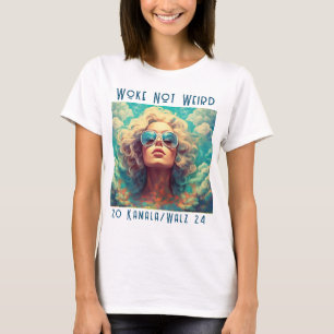 Woke niet raar Kamala kiezer T-shirt