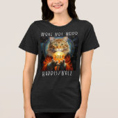 Woke Not Weird Harris/Walz 2024 T-shirt (Voorkant)