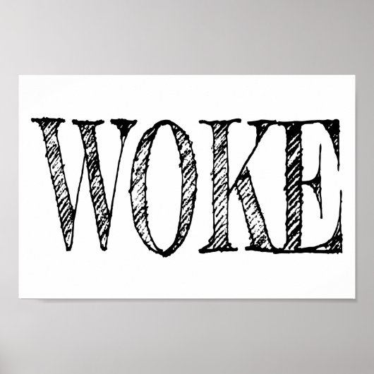 WOKE POSTER (Voorkant)