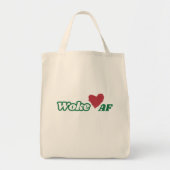 Woke Ringer T-shirt Tote Bag (Voorkant)