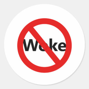 Woke! Ronde Sticker