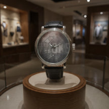 #WOKE (rood, zwart, grijs) Horloge