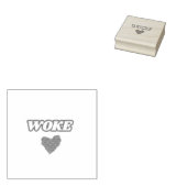 Woke Stamp Rubberstempel (Gestempeld)