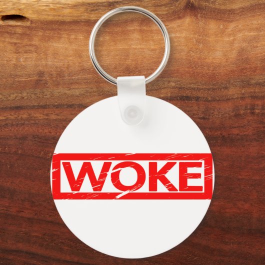 Woke Stamp Sleutelhanger (Voorkant)