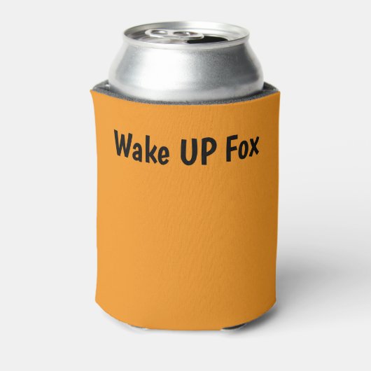 Woke UP Fox Coozie (Blikje Achterkant)