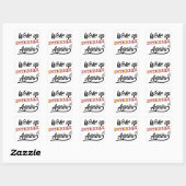 Woke Up Intersex Vierkante Sticker (Vel)
