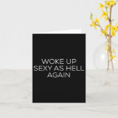 Woke Up Y As Hell Again  Kaart (Gele Bloem)