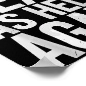 Woke Up Y As Hell Again Motivational Quote  Poster (Hoek)