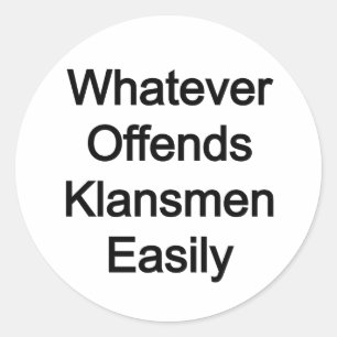 WOKE: Wat knaagdieren gemakkelijk beledigt Ronde Sticker