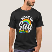 Woke weer over transgender biseksueel transgender t-shirt (Voorkant)