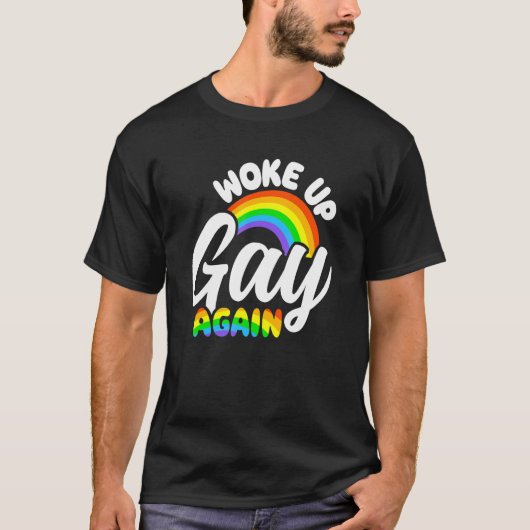 Woke weer over transgender biseksueel transgender t-shirt (Voorkant)