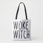 Woke Witch Tote Bag (Voorkant)