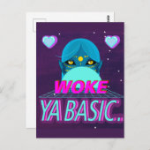 Woke ya basis briefkaart (Voorkant / Achterkant)