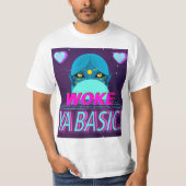 Woke ya basis t-shirt (Voorkant)
