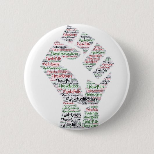 #WokeWoensdag Ronde Button 5,7 Cm (Voorkant)