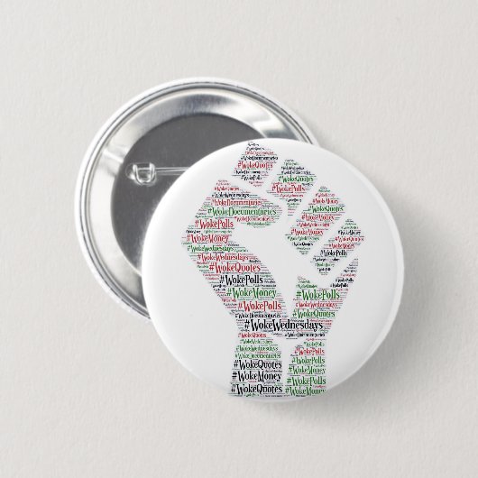 #WokeWoensdag Ronde Button 5,7 Cm (Voorkant /achterkant)