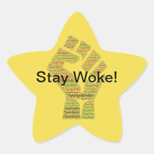 #WokeWoensdag Ster Sticker