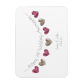 Wol, cadeau ter gelegenheid van de 7e bruiloft magneet (Verticaal)