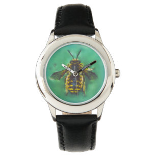 Wol Carder Bee Horloge