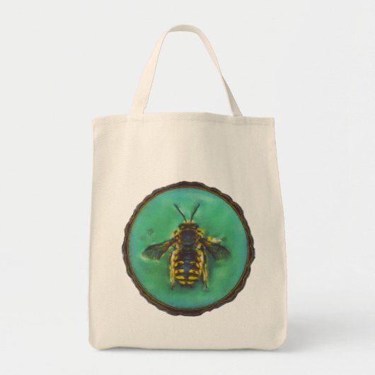 Wol Carder Bee Tote Bag (Voorkant)